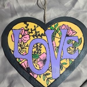 Wooden Heart Wall Hanging